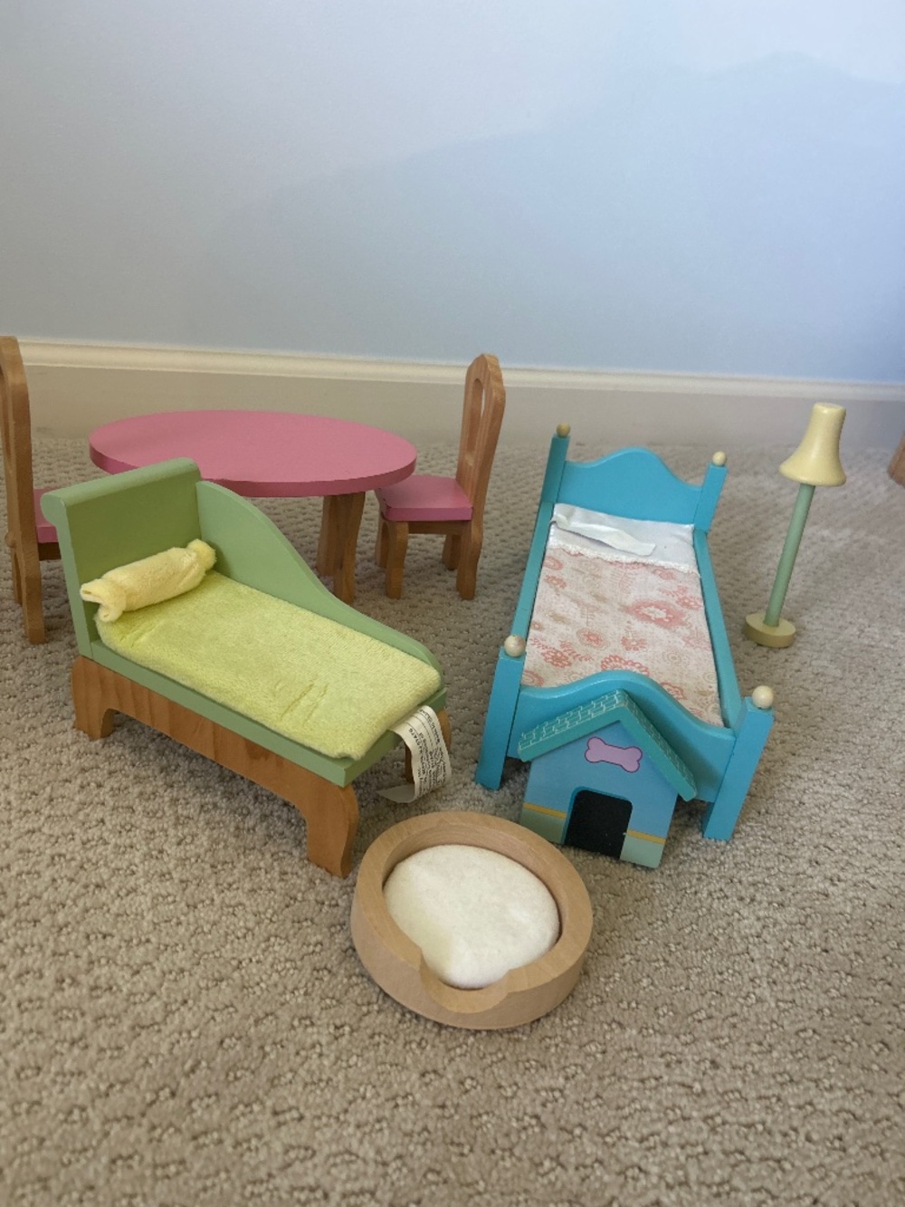 9 piece Barbie furniture set